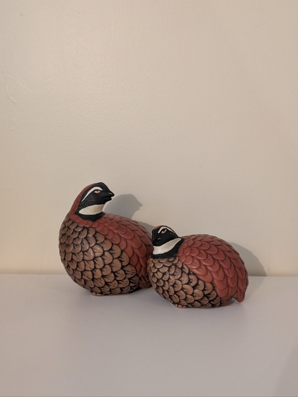 Decorative Brown Quail Figurine Set - Home Accents